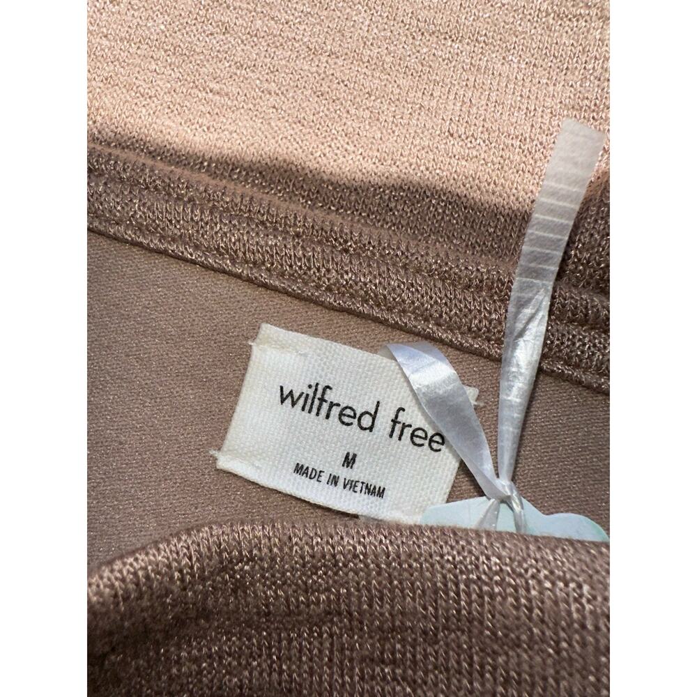 Wilfred Free Maxi Skirt Size Medium Tan Cotton Stretch - Picture 5 of 5